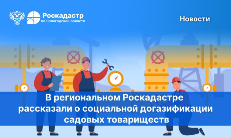 В РЕГИОНАЛЬНОМ РОСКАДАСТРЕ РАССКАЗАЛИ О СОЦИАЛЬНОЙ ДОГАЗИФИКАЦИИ САДОВЫХ ТОВАРИЩЕСТВ. В РЕГИОНАЛЬНОМ РОСКАДАСТРЕ РАССКАЗАЛИ О СОЦИАЛЬНОЙ ДОГАЗИФИКАЦИИ САДОВЫХ ТОВАРИЩЕСТВ.